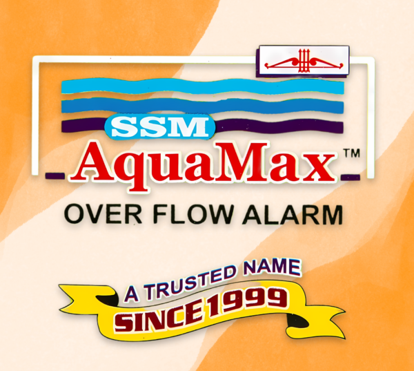 SSM Aquamax ® Water Tank Overflow Alarm with 15 Meter Wire - 220V AC - Loud Human Voice in Hindi and English - 1 Year Warranty (Water Tank Alarm - ACE-4P - Wire)